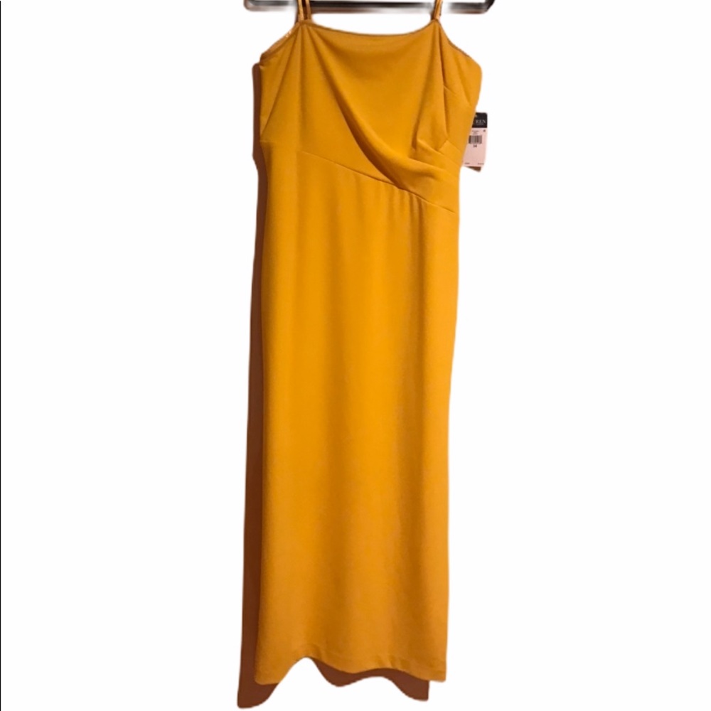 NWT Lauren Ralph Lauren Marigold Dress